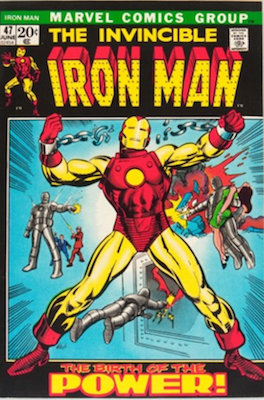 Iron Man #47: Click Here for Values