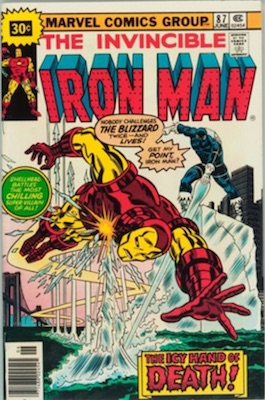 Iron Man #87 30 Cent Variant June, 1976. Price in Starburst