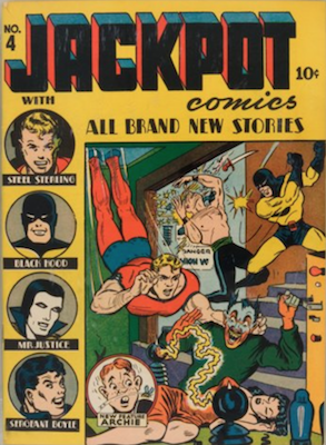 Jackpot Comics #4: 1st Mrs. Grundy, 1st Archie Cover Appearance. Click for values