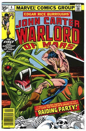 John Carter Warlord of Mars #4 35 Cent Price Variant