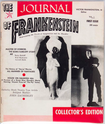 Journal of Frankenstein #1: Click Here for Values