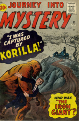 Journey Into Mystery #69 (June 1961) First Comic Labeled "Marvel Comics"