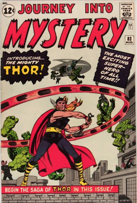 Journey into Mystery #83, first appearance of Thor