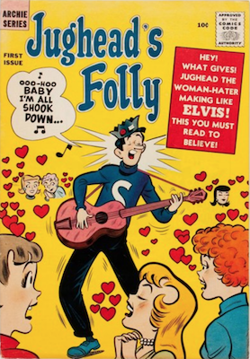Archie Comics: Jughead's Folly. First Appearance of Elvis in Comics. Click for values