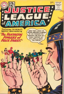 Origin and First Appearance, Felix Faust, Justice League of America #10, DC Comics, 1962. Click for value