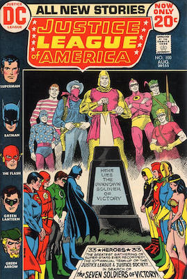 Justice League of America #100: Click Here for Values