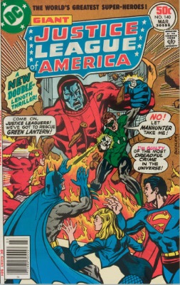 Origin and First Appearance, Manhunters, Justice League of America #140, DC Comics, 1977. Click for value
