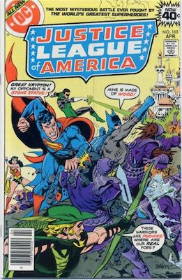 Justice League of America #165: Click Here for Values