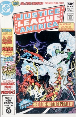 Origin and First Appearance, All Star Squadron, Justice League of America #193, DC Comics, 1981 / All-Star Squadron #1, DC Comics, 1981. Click for value