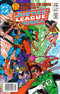 Justice League of America #200: Click Here for Values