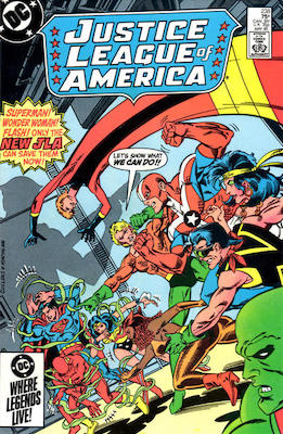 Justice League of America #238: Click Here for Values