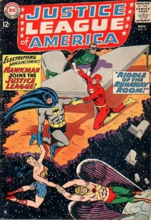 Justice League of America #31: Hawkman joins the JLA