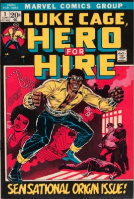 Hero For Hire #1: 1st Appearance of Luke Cage. Click for values