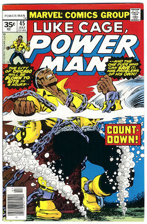 (Luke Cage) Power Man #45 Marvel 35 Cent Price Variant