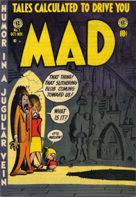 MAD Comics #1 (Oct 1952): EC, First Issue in Series of comic run pre-magazine. Click for values