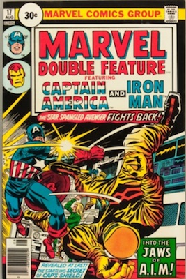 Marvel Double Feature #17 30c Price Variant August, 1976. Circle Price Box