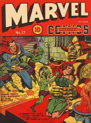 Marvel Mystery Comics #12: Click Here for Values