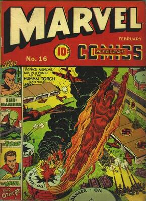 Marvel Mystery Comics #16: Click Here for Values