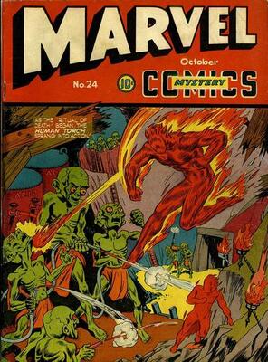 Marvel Mystery Comics #24: Click Here for Values