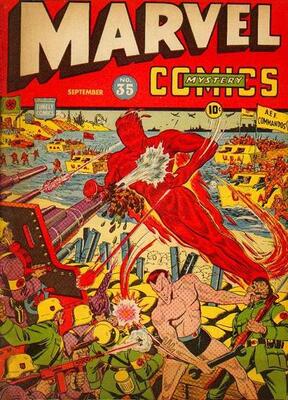 Marvel Mystery Comics #35: Click Here for Values