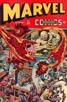 Marvel Mystery Comics #58: Click Here for Values