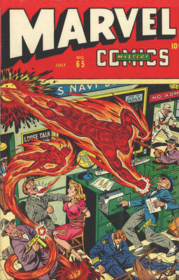 Marvel Mystery Comics #65: Click Here for Values