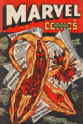 Marvel Mystery Comics #73: Click Here for Values