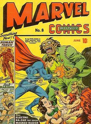 Marvel Mystery Comics #8: Click Here for Values