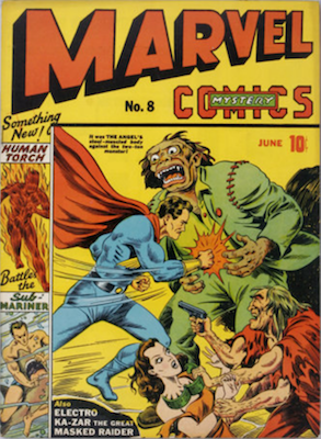 Marvel Mystery Comics #8 (June 1940): Classic Timely Comic. Click for values