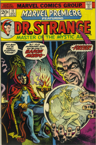 Marvel Premiere #11 (October, 1973) : Dr. Strange. Click for value