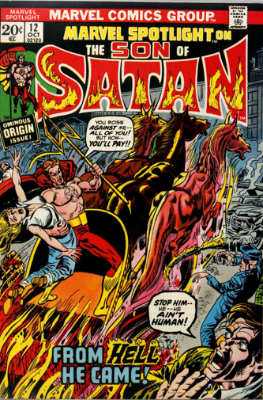 Marvel Spotlight #12, October, 1973: Son of Satan. Click for value