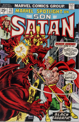 Marvel Spotlight #15, May, 1974: Son of Satan. Click for value