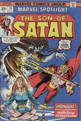 Marvel Spotlight #18, October, 1974: Son of Satan. Click for value