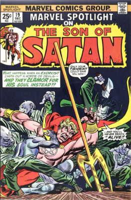 Marvel Spotlight #19, December, 1974: Son of Satan. Click for value