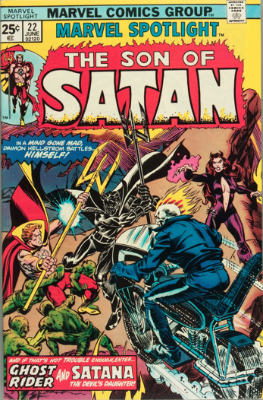 Marvel Spotlight #22, June, 1975: Son of Satan. Click for value