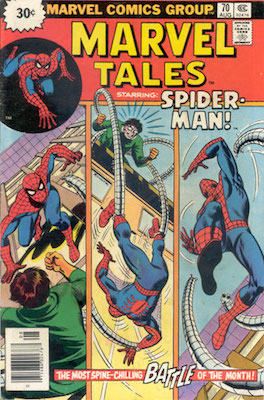 Marvel Tales #70 30c Price Variant April, 1976. Starburst Flash