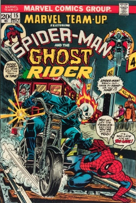 Marvel Team-Up #15 (November 1973): Spider-Man Meets Ghost Rider. Click for value