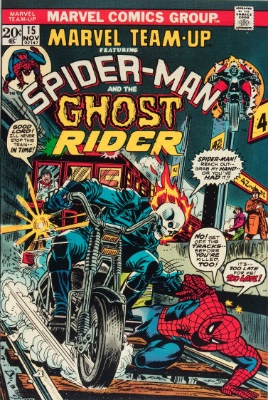 Marvel Team-Up #15 (November 1973): Spider-Man Meets Ghost Rider. Click for value