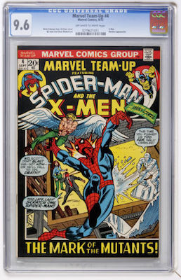 100 Hot Comics: Marvel Team-Up #4, Spider-Man and X-Men vs Morbius. Click to buy at Goldin