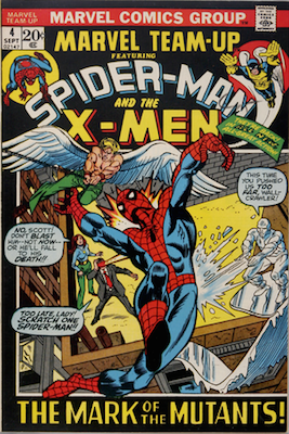 100 Hot Comics: Marvel Team-Up #4, Spider-Man and X-Men vs Morbius. Click to buy at Goldin