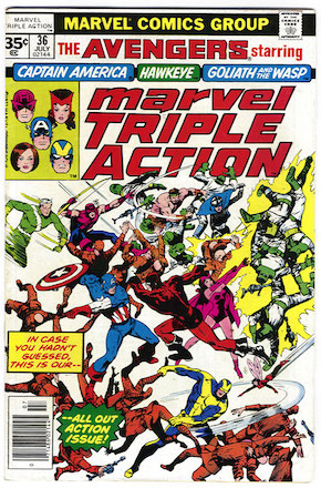 Marvel Triple Action #36 35 Cent Variant