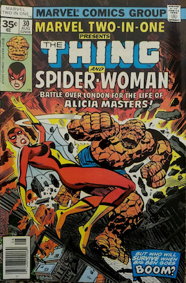 Marvel Two-in-One #30 35c Price Variant