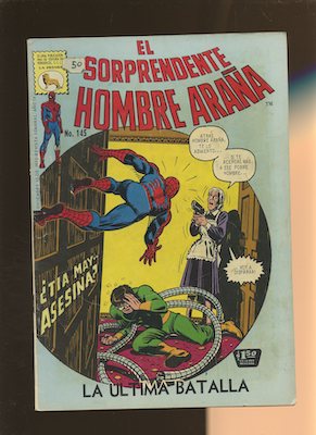 Mexican Spider Man vol 1 #145. Click for values.