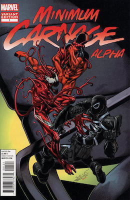 Minimum Carnage: Alpha 2nd Printing Variant. Click for values