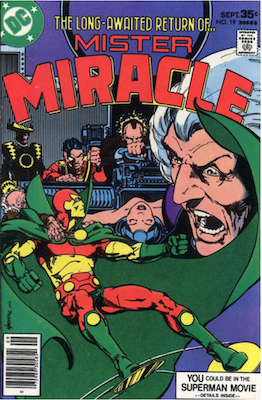 Mister Miracle #19. Click for values.