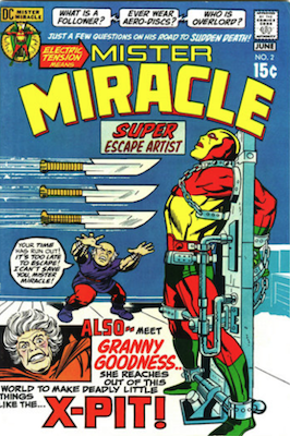 Mister Miracle #2: 1st appearance of Granny Goodness. Click for values.