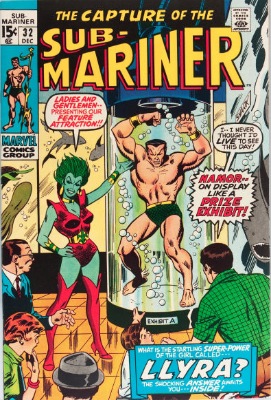 Origin and First Appearance, Llyra, Sub-Mariner #32, Marvel Comics, 1970. Click for value