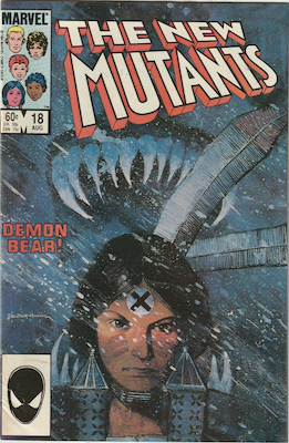 New Mutants #18; New Warlock begins. Click for values.