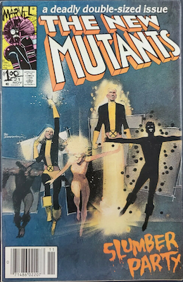 New Mutants #21; New origin of Warlock. Click for values.