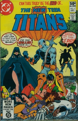 New Teen Titans #2 (December 1980): First Appearance, Deathstroke. Click for value